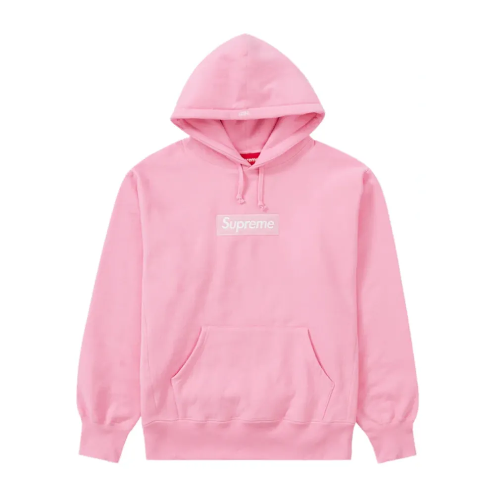 Supreme Box Logo Hooded Sweatshirt (FW21) Pink ||Plus Sale