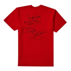 Supreme Buju Banton Tee Red ||Plus Outlet