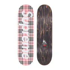 Supreme Burberry Skateboard Deck Pink ||Plus Discount