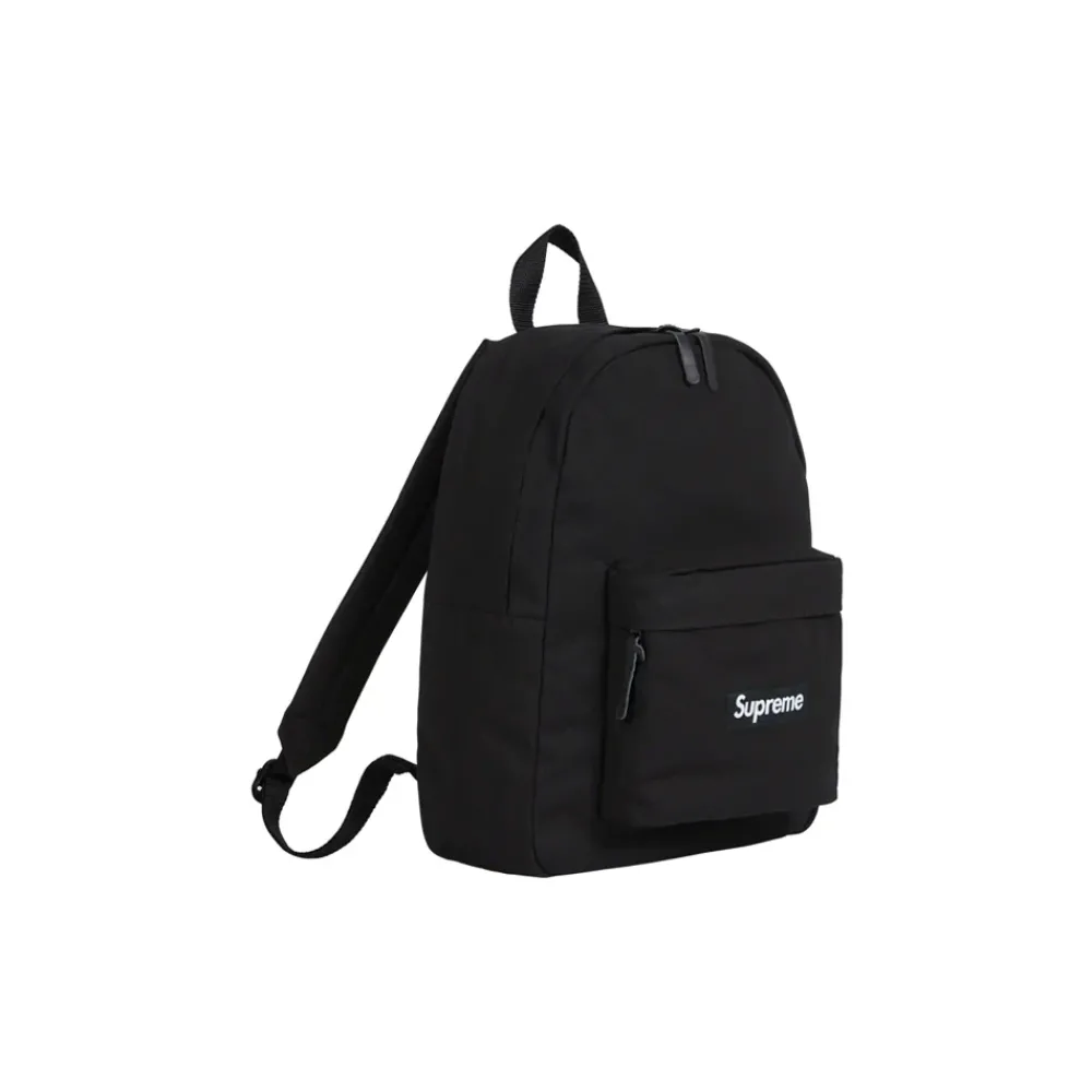 Supreme Canvas Backpack Black (SS23) ||Plus Fashion