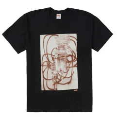 Supreme Christopher Wool 2001 Tee Black ||Plus New