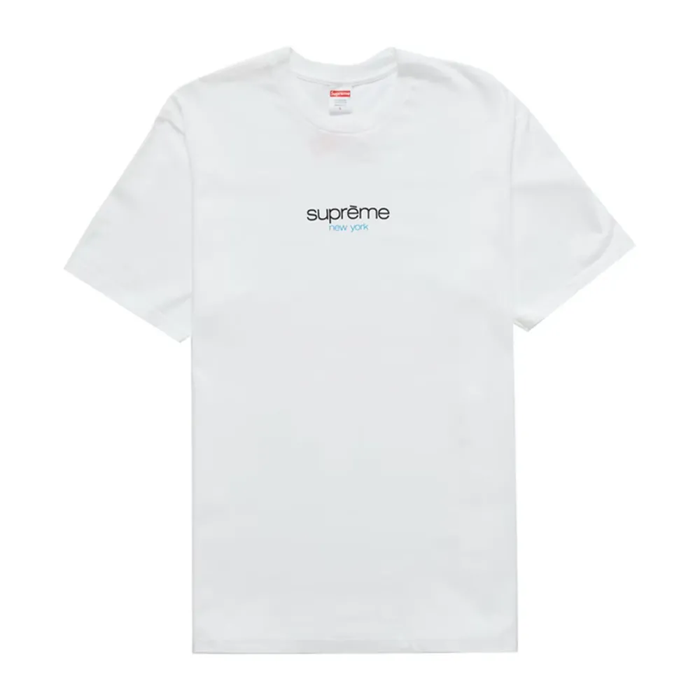 Supreme Classic Logo Tee White ||Plus Outlet