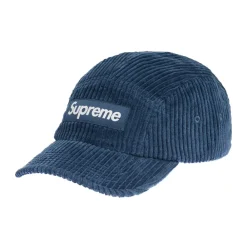 Supreme Corduroy Camp Cap Light Navy (SS22) ||Plus Hot