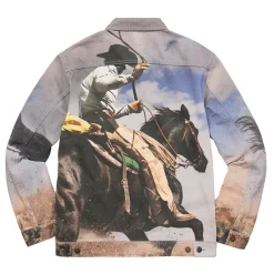 Supreme Cowboy Denim Work Jacket Multi ||Plus New