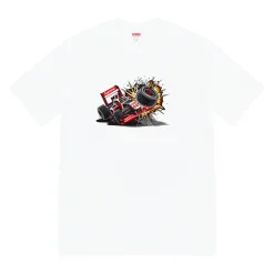Supreme Crash Tee (FW21) White ||Plus Clearance