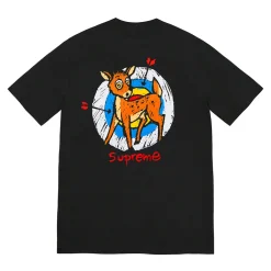 Supreme Deer Tee Black ||Plus Outlet