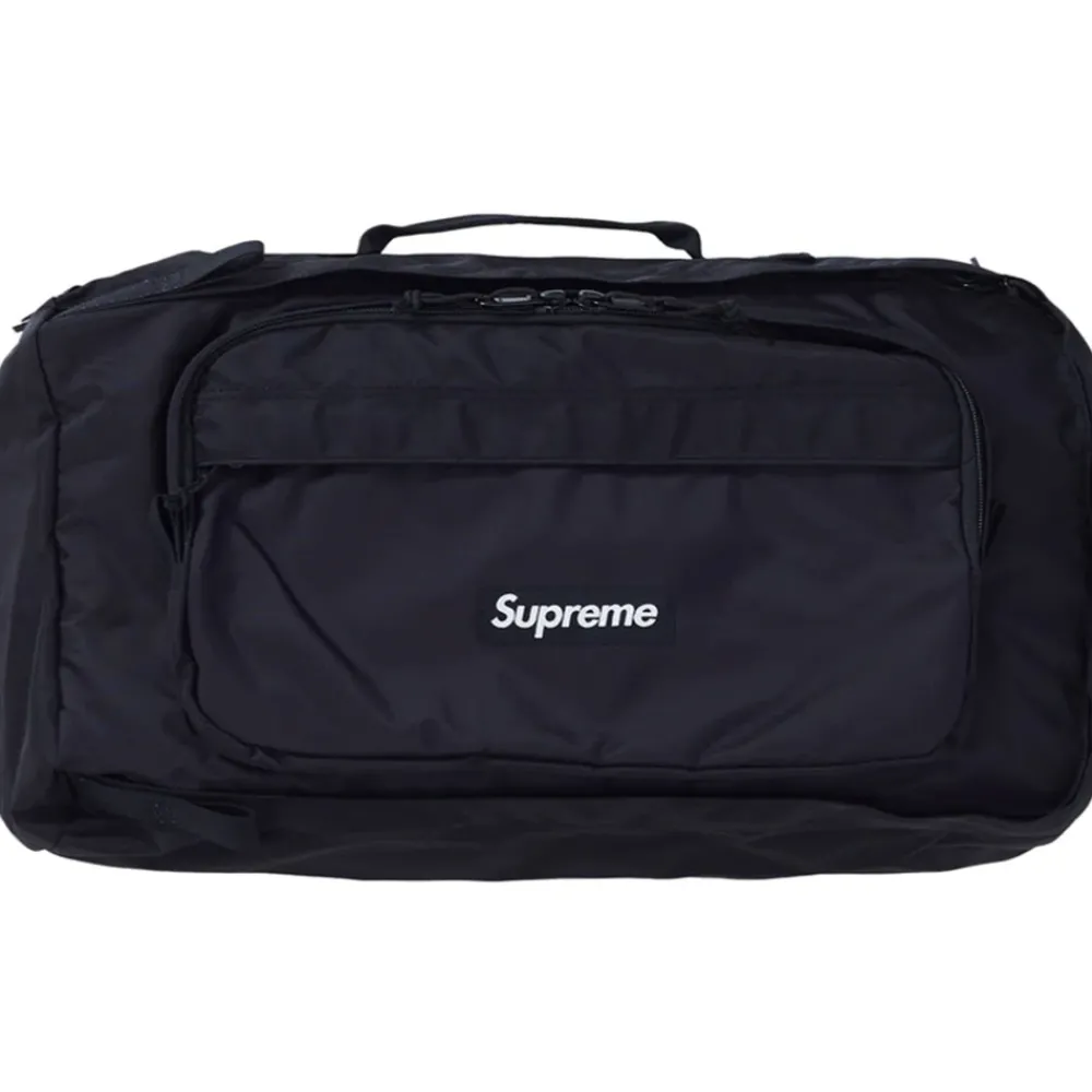 Supreme Duffle Bag (FW19) Black ||Plus Fashion