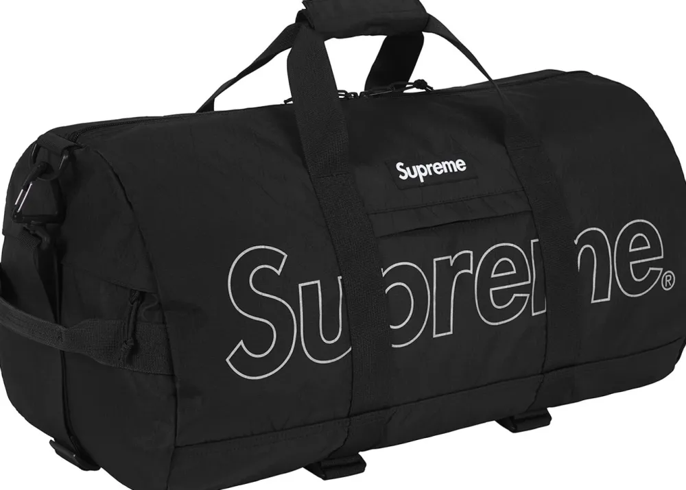 Supreme Duffle Bag (FW18) Black ||Plus New