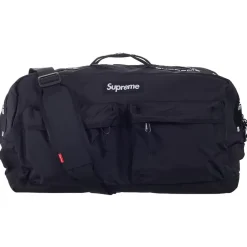 Supreme Duffle Bag (FW22) Black ||Plus Online