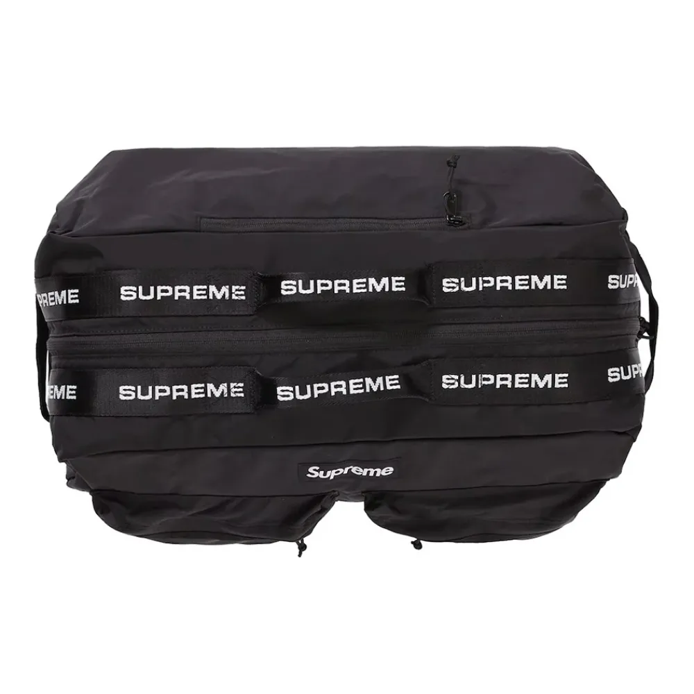 Supreme Duffle Bag (FW22) Black ||Plus Online