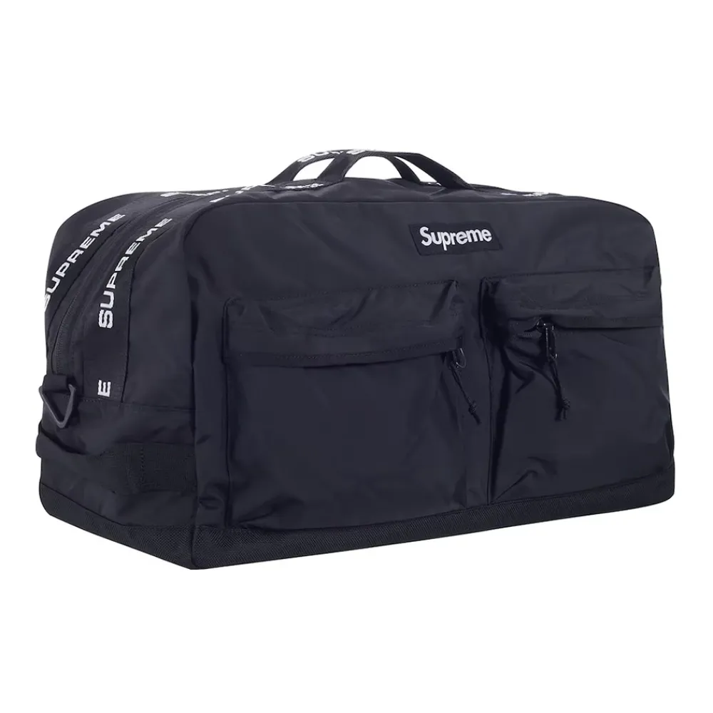 Supreme Duffle Bag (FW22) Black ||Plus Online