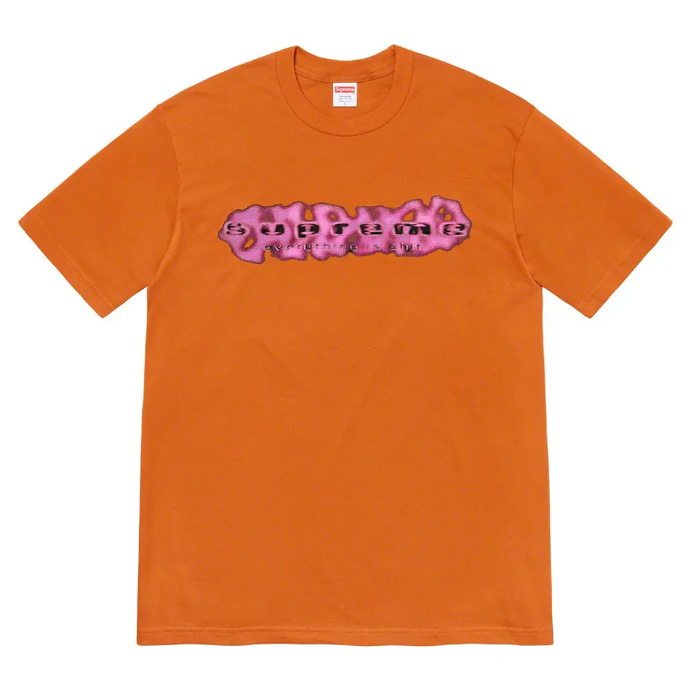 Supreme Everything Is Shit Tee Burnt Orange ||Plus Hot