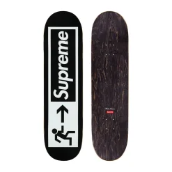 Supreme Exit Skateboard Deck Black ||Plus Outlet