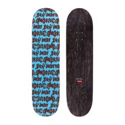 Supreme Fat Tip Skateboard Deck Light Blue ||Plus Sale