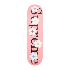 Supreme Flowers Skateboard Deck Pink ||Plus Fashion