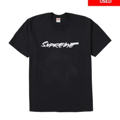 Supreme Futura Logo Tee Black (Used)|PlusA Sale
