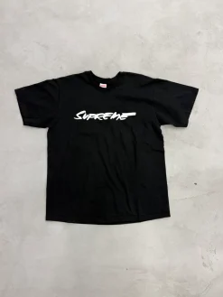 Supreme Futura Logo Tee Black (Used)|PlusA Sale