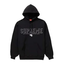 Supreme Gems Hooded Sweatshirt Black ||Plus New