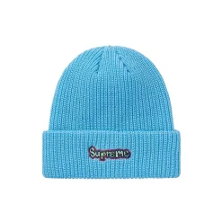Supreme Gonz Logo Beanie Light Blue ||Plus Online