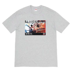 Supreme HNIC Tee Heather Grey ||Plus Online