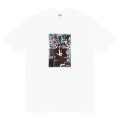 Supreme Lady Pink Tee White ||Plus Sale