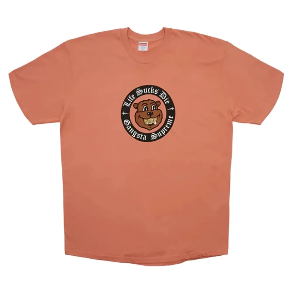 Supreme Life Sucks Die Tee Terra Cotta ||Plus Discount