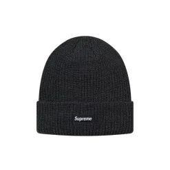 Supreme Loose Gauge Box Logo Beanie Heather Black ||Plus Online
