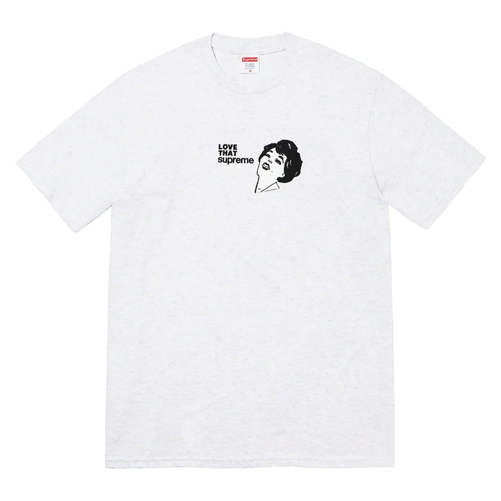 Supreme Love That Tee Ash Grey ||Plus Hot