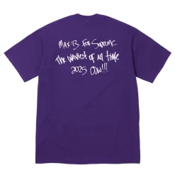 Supreme Max B Tee Purple|Plus Clearance