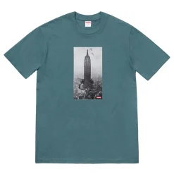 Supreme Mike Kelley The Empire State Building Tee Slate ||Plus Best