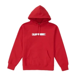 Supreme Motion Logo Hooded Sweatshirt (SS20) Red ||Plus Discount
