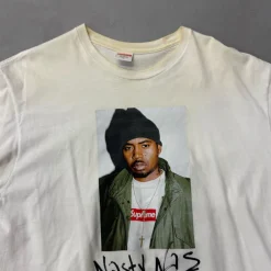 Supreme Nas Tee White (Used)|PlusJ Discount