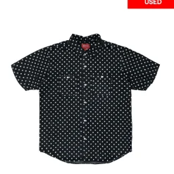 Supreme Polka Dot Rayon Shirt Black (Used)|Plus Sale