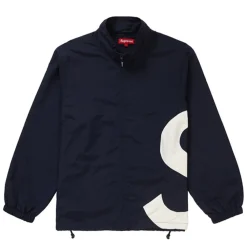 Supreme S Logo Track Jacket Navy ||Plus Clearance