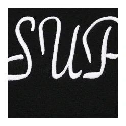 Supreme Script Hooded Sweatshirt Black|Plus Clearance