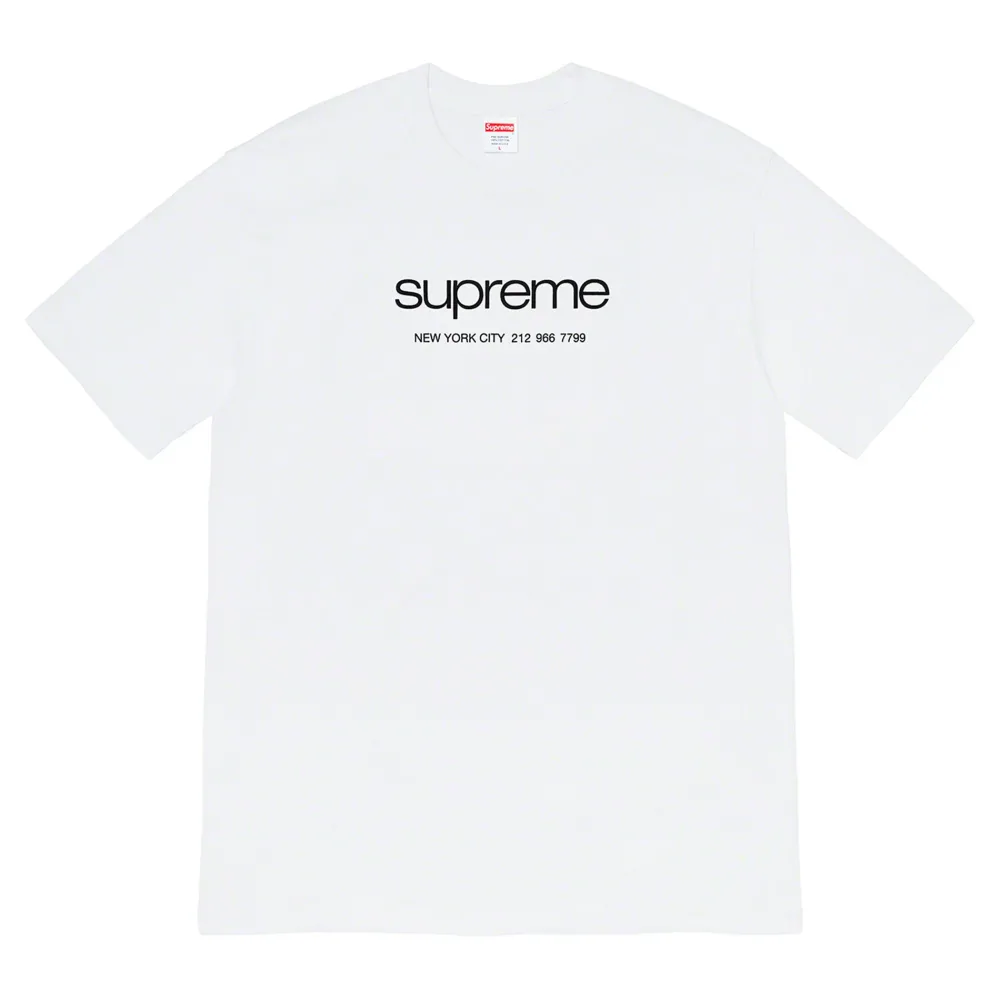 Supreme Shop Tee White ||Plus Hot
