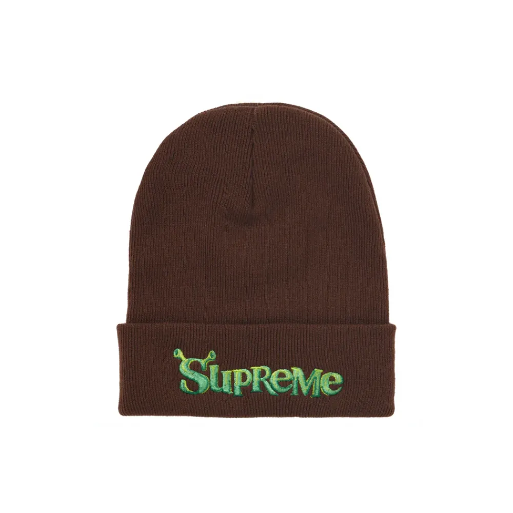 Supreme Shrek Beanie Brown ||Plus New