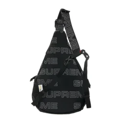 Supreme Sling Bag Bag (FW21) Black ||Plus Outlet