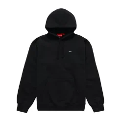 Supreme Small Box Hooded Sweatshirt (SS22) Black ||Plus Outlet