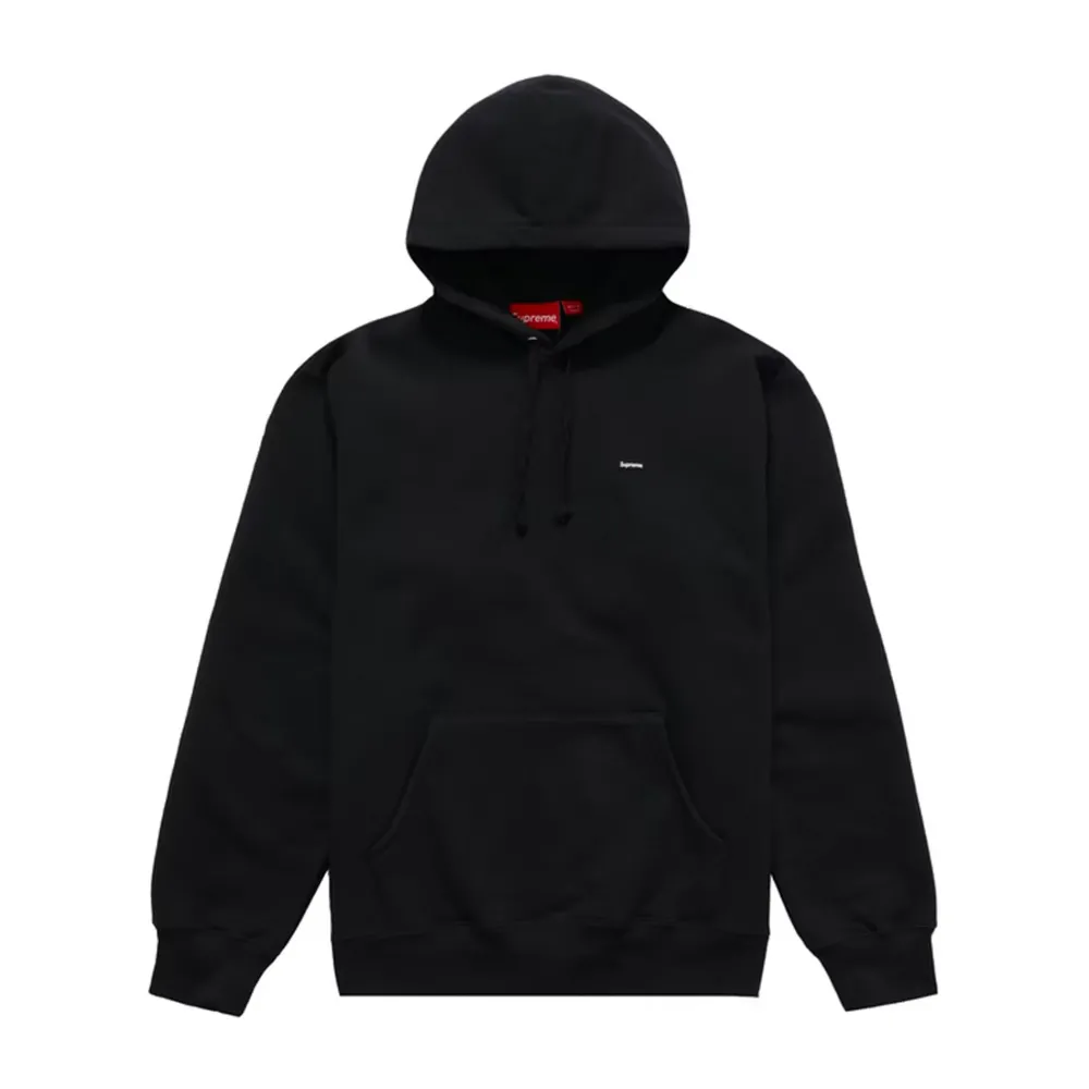 Supreme Small Box Hooded Sweatshirt (SS22) Black ||Plus Outlet