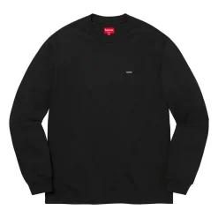 Supreme Small Box L/S Tee (SS22) Black ||Plus New