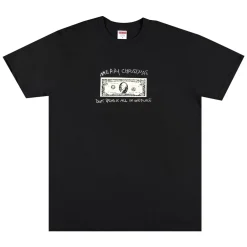 Supreme Spend It Tee Black ||Plus Fashion