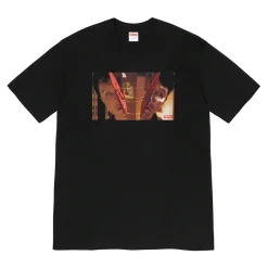 Supreme Split Tee Black ||Plus Clearance