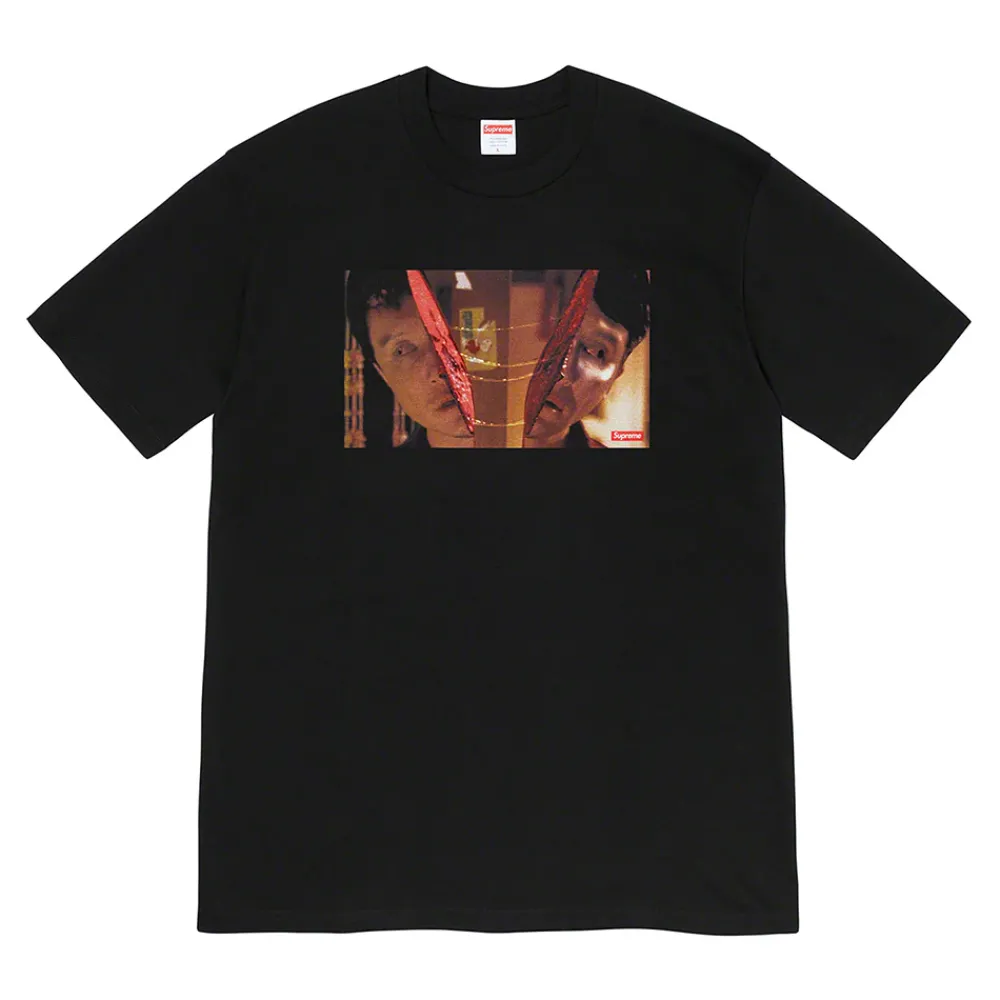 Supreme Split Tee Black ||Plus Clearance