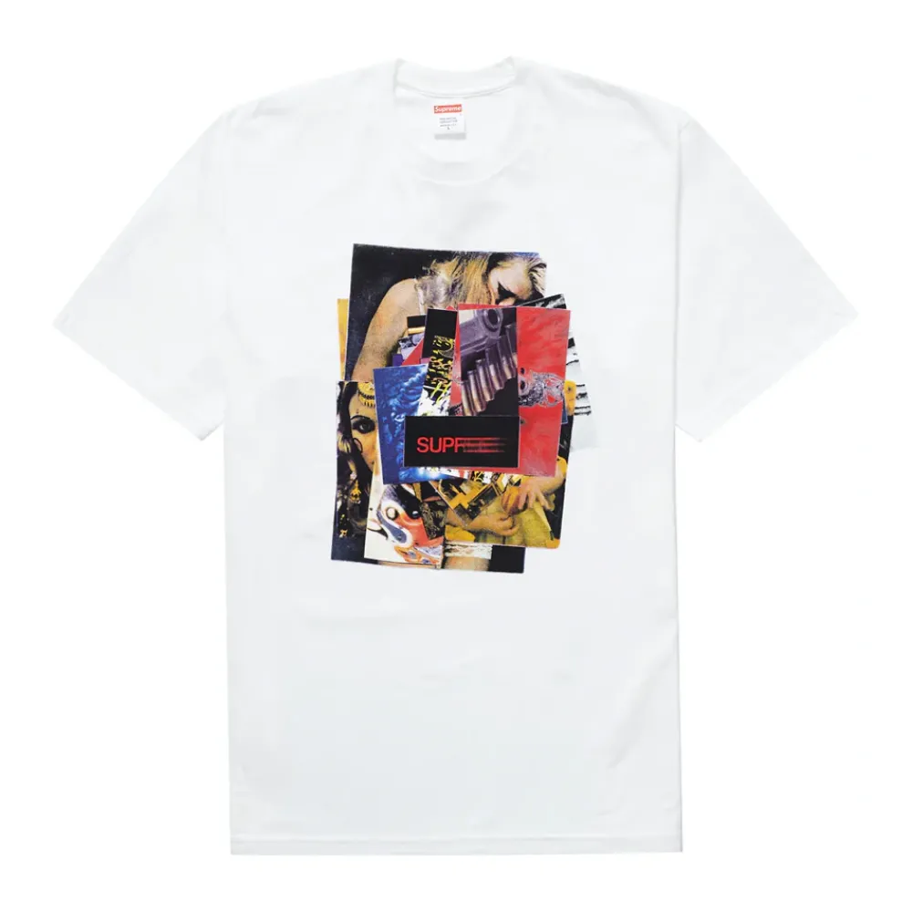 Supreme Stack Tee White ||Plus Fashion