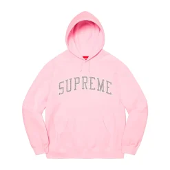 Supreme Stars Arc Hooded Sweatshirt Light Pink ||Plus Clearance