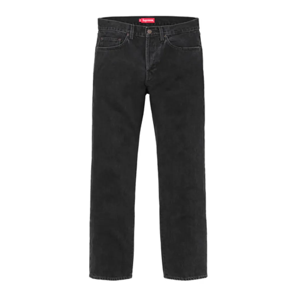 Supreme Stone Washed Slim Jeans Stone Washed Black ||Plus Best