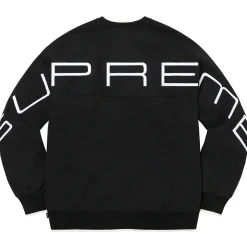Supreme Stretch Crewneck Black ||Plus Fashion