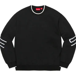 Supreme Stretch Crewneck Black ||Plus Fashion