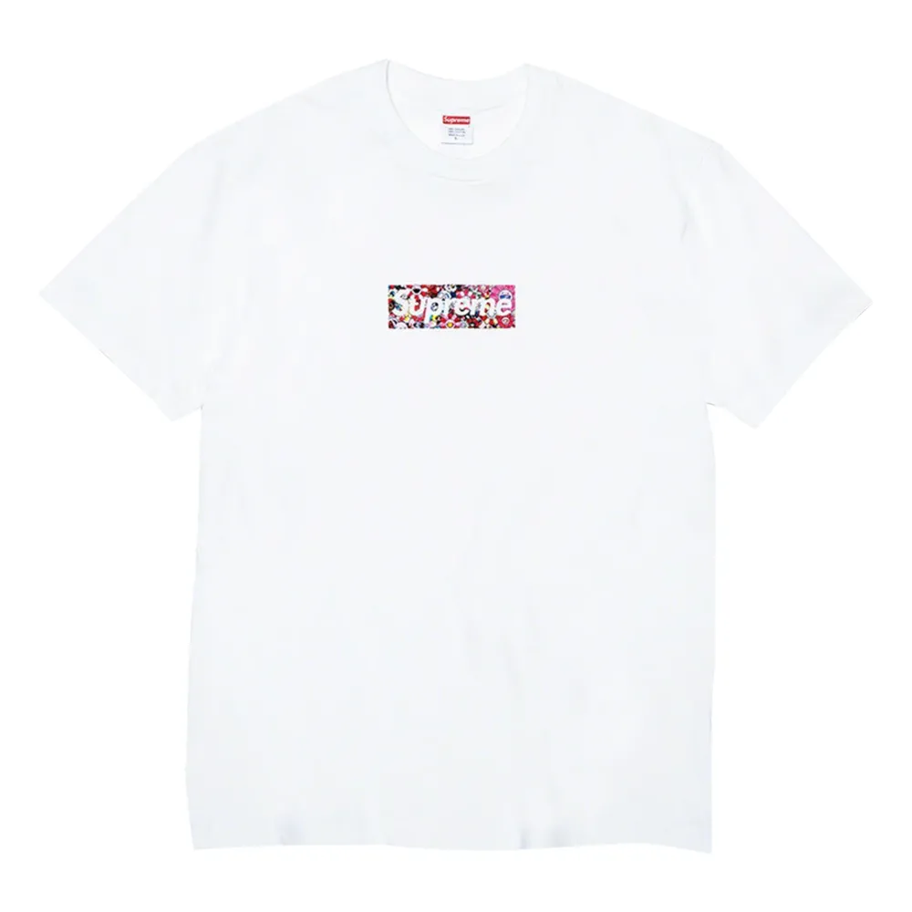 Supreme Takashi Murakami COVID-19 Relief Box Logo Tee White ||Plus Hot